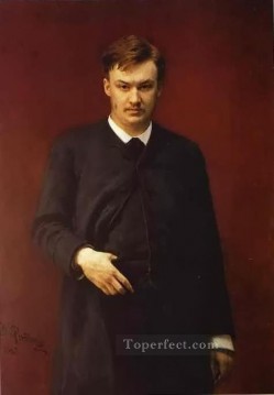  Ilya Art Painting - Alexander Glazunov Russian Realism Ilya Repin